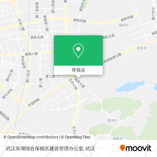 武汉东湖综合保税区建设管理办公室地图