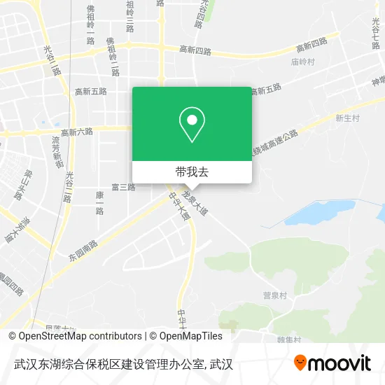 武汉东湖综合保税区建设管理办公室地图