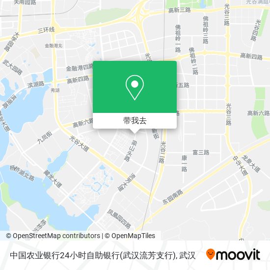 中国农业银行24小时自助银行(武汉流芳支行)地图