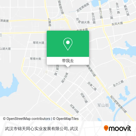 武汉市锦天同心实业发展有限公司地图