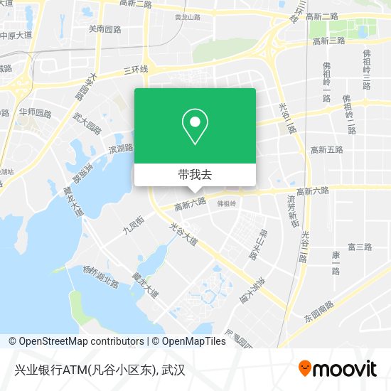 兴业银行ATM(凡谷小区东)地图