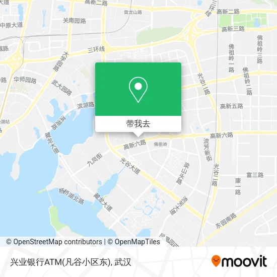 兴业银行ATM(凡谷小区东)地图