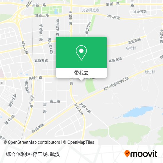 综合保税区-停车场地图