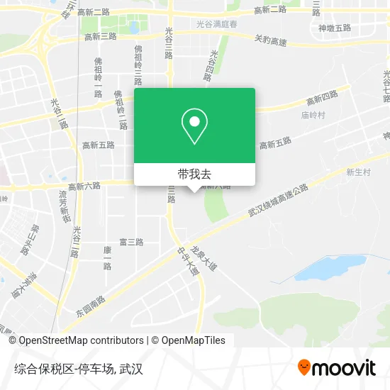 综合保税区-停车场地图