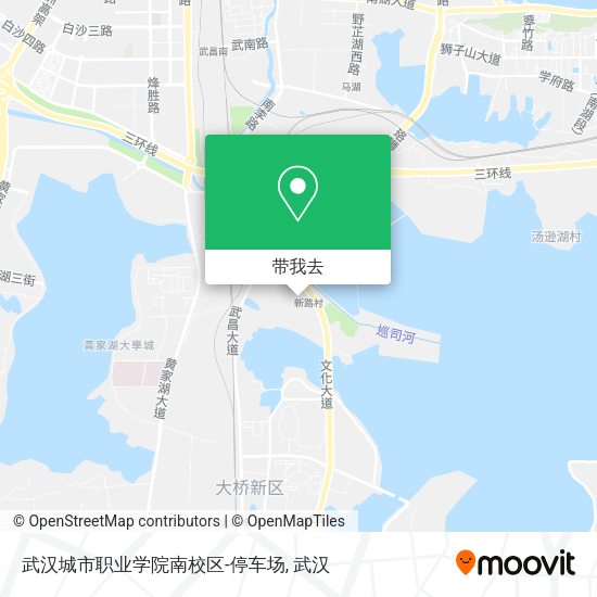 武汉城市职业学院南校区-停车场地图