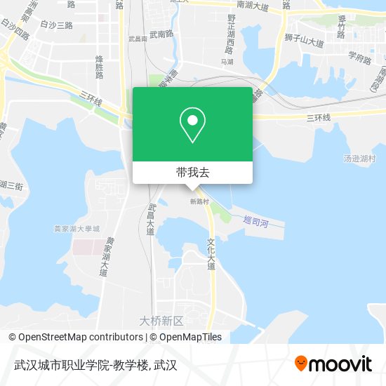 武汉城市职业学院-教学楼地图