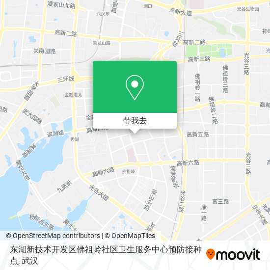 东湖新技术开发区佛祖岭社区卫生服务中心预防接种点地图