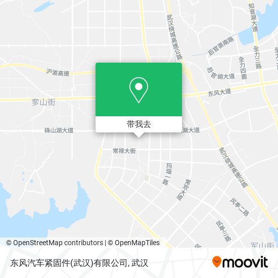 东风汽车紧固件(武汉)有限公司地图