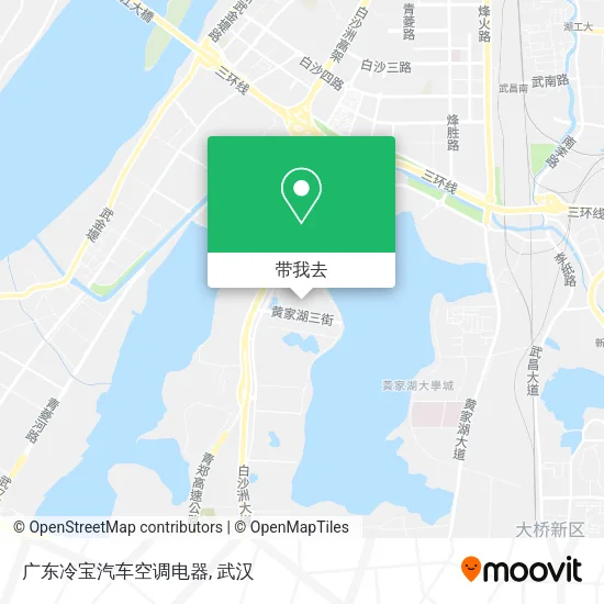 广东冷宝汽车空调电器地图