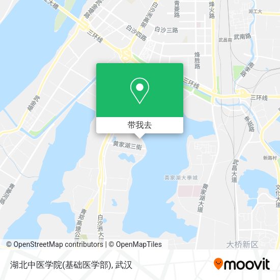 湖北中医学院(基础医学部)地图
