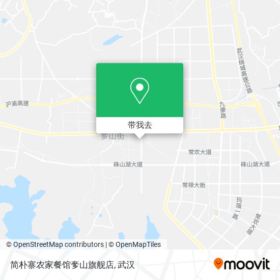 简朴寨农家餐馆奓山旗舰店地图