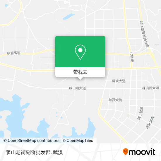 奓山老街副食批发部地图