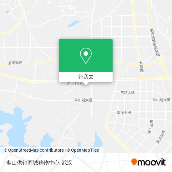 奓山供销商城购物中心地图