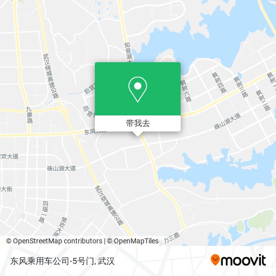 东风乘用车公司-5号门地图