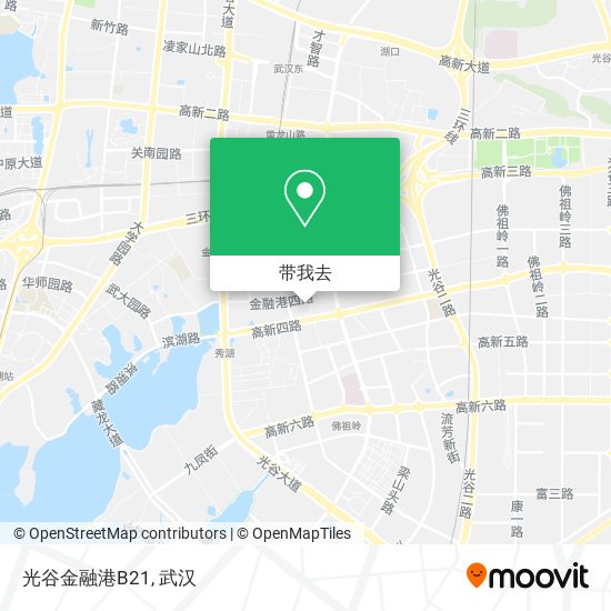 光谷金融港B21地图