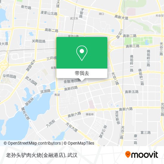 老孙头驴肉火烧(金融港店)地图
