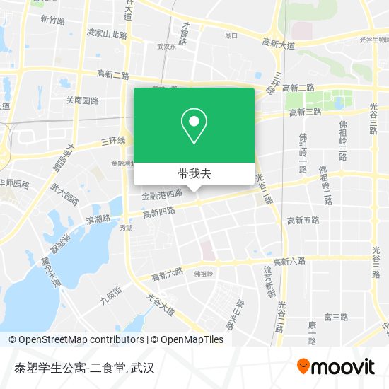 泰塑学生公寓-二食堂地图
