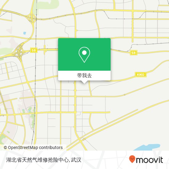 湖北省天然气维修抢险中心地图