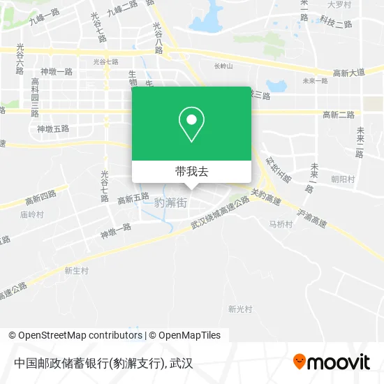 中国邮政储蓄银行(豹澥支行)地图
