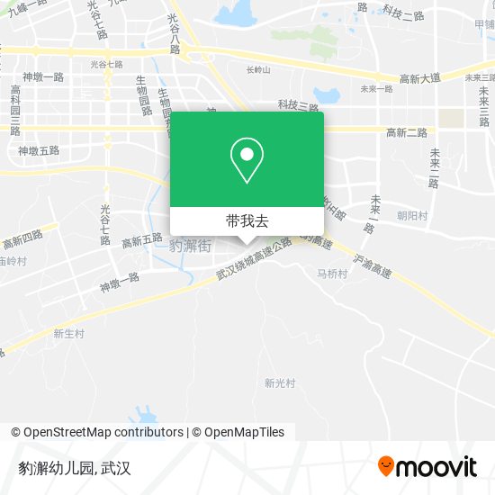 豹澥幼儿园地图