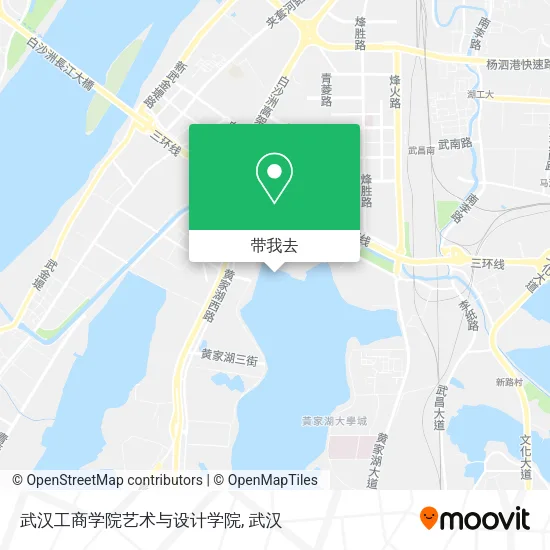 武汉工商学院艺术与设计学院地图