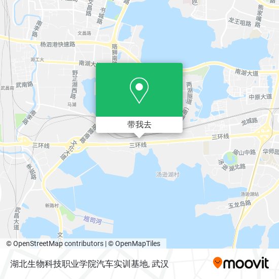 湖北生物科技职业学院汽车实训基地地图