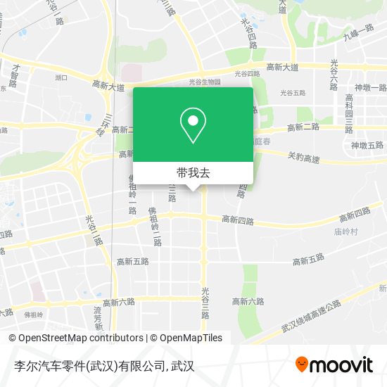 李尔汽车零件(武汉)有限公司地图