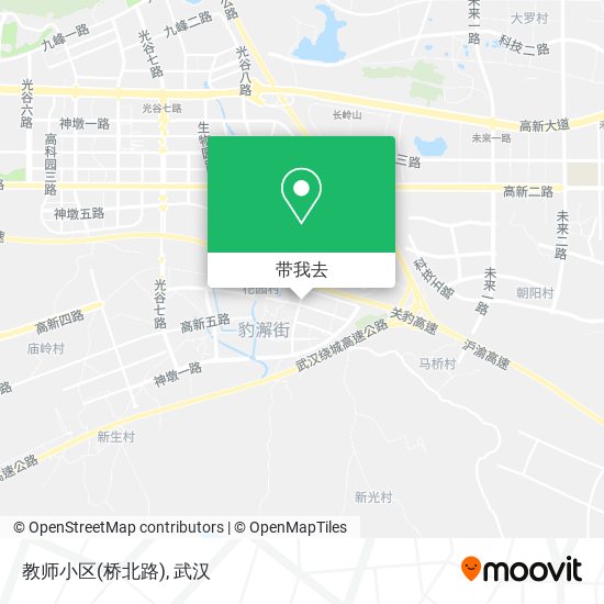教师小区(桥北路)地图
