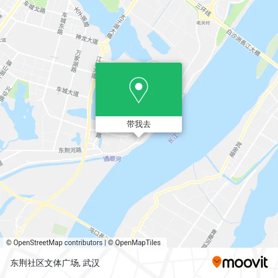 东荆社区文体广场地图