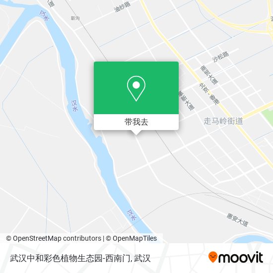 武汉中和彩色植物生态园-西南门地图
