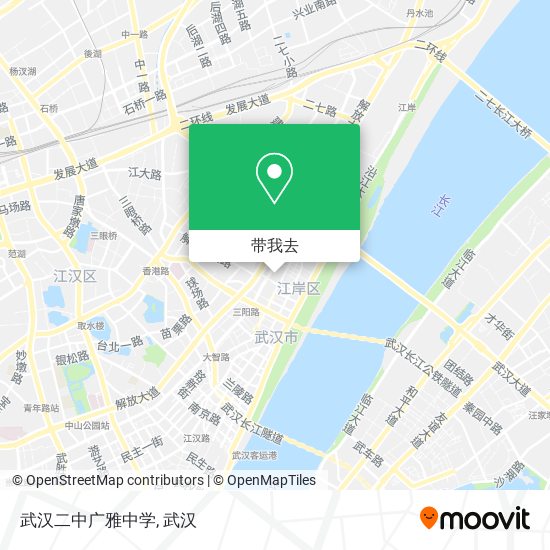 武汉二中广雅中学地图