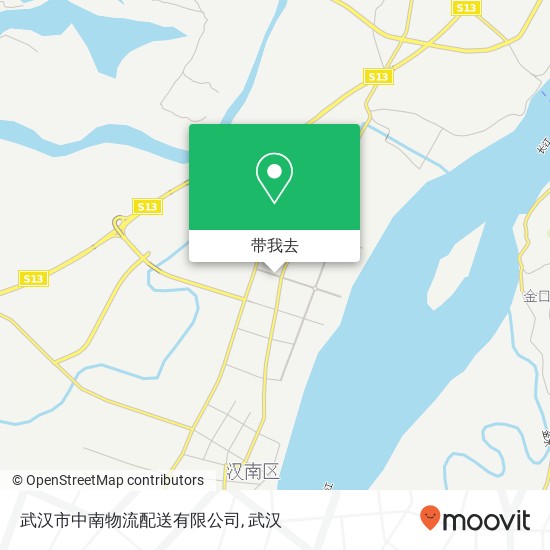 武汉市中南物流配送有限公司地图