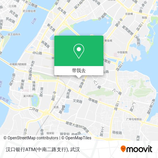 汉口银行ATM(中南二路支行)地图