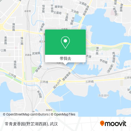 常青麦香园(野芷湖西路)地图