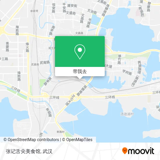 张记舌尖美食馆地图