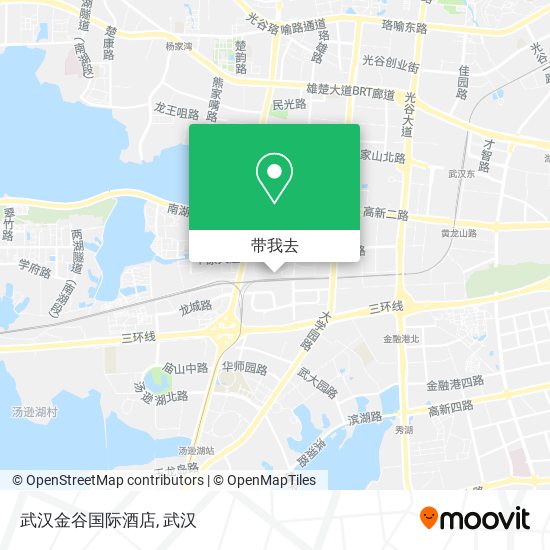 武汉金谷国际酒店地图