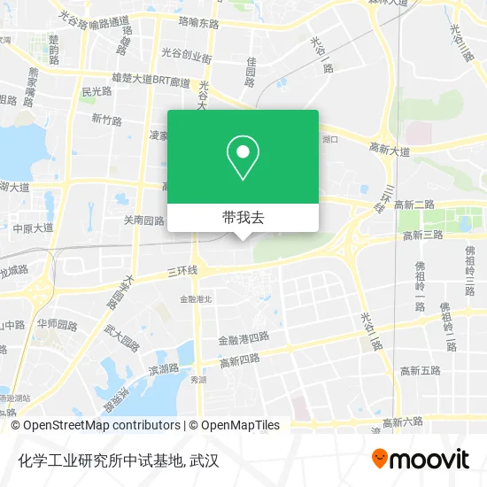 化学工业研究所中试基地地图