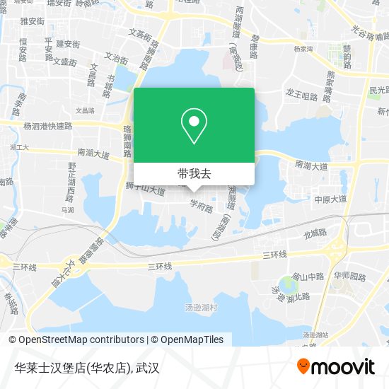 华莱士汉堡店(华农店)地图