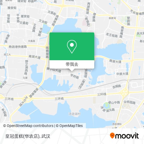 皇冠蛋糕(华农店)地图