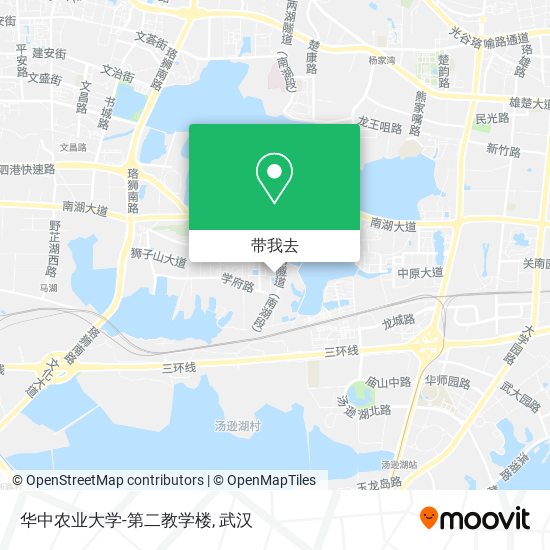华中农业大学-第二教学楼地图