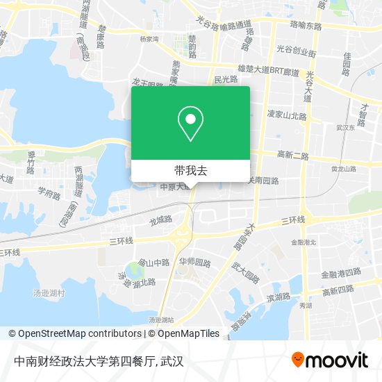 中南财经政法大学第四餐厅地图