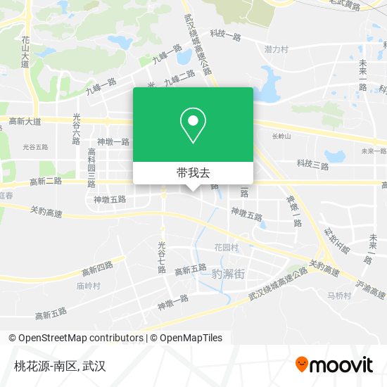 桃花源-南区地图