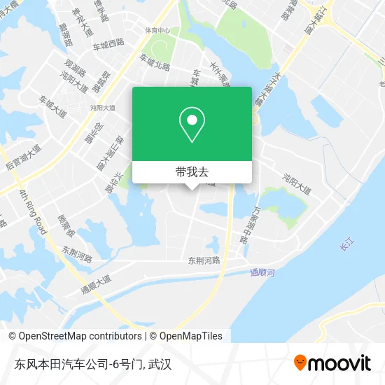 东风本田汽车公司-6号门地图