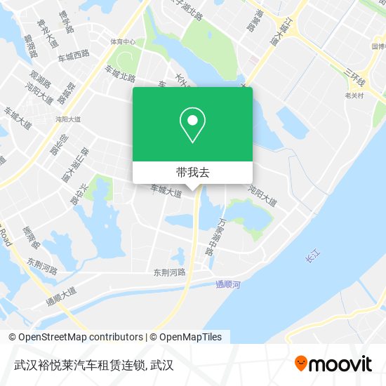 武汉裕悦莱汽车租赁连锁地图