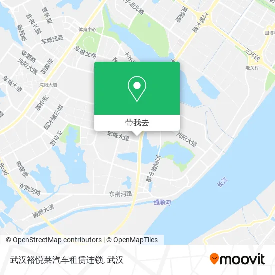 武汉裕悦莱汽车租赁连锁地图