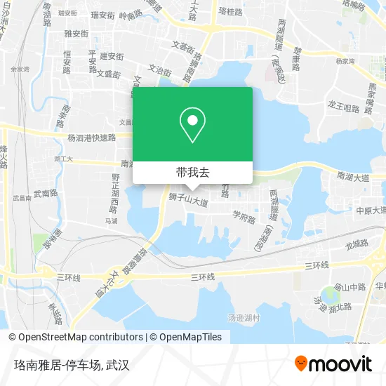 珞南雅居-停车场地图