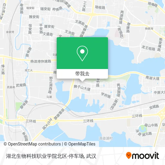 湖北生物科技职业学院北区-停车场地图