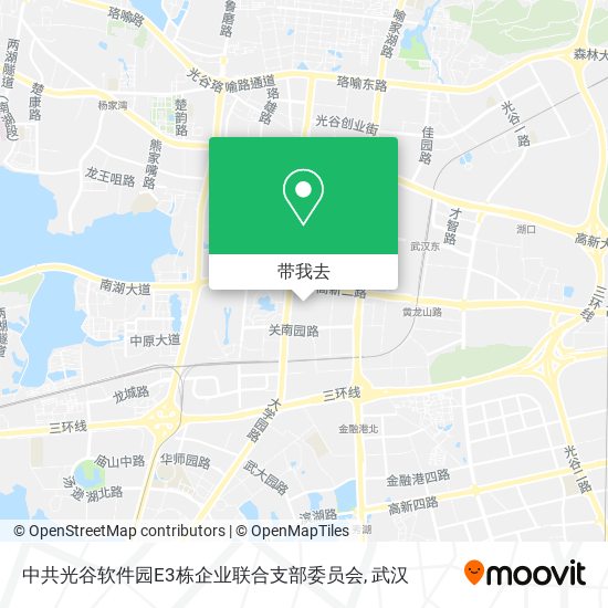 中共光谷软件园E3栋企业联合支部委员会地图