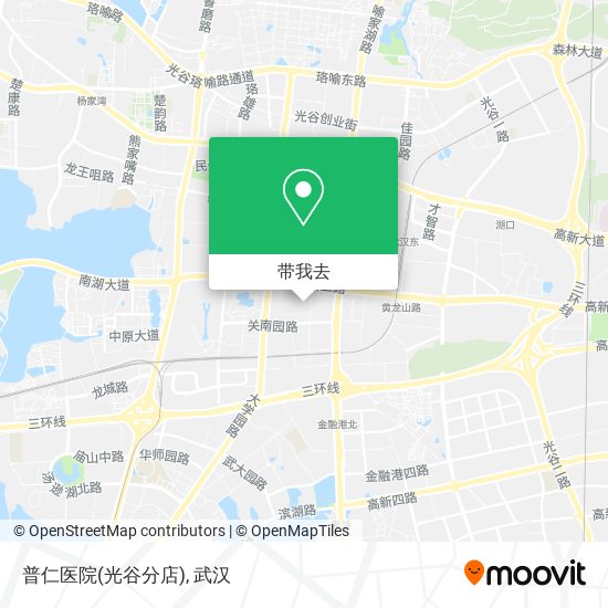 普仁医院(光谷分店)地图