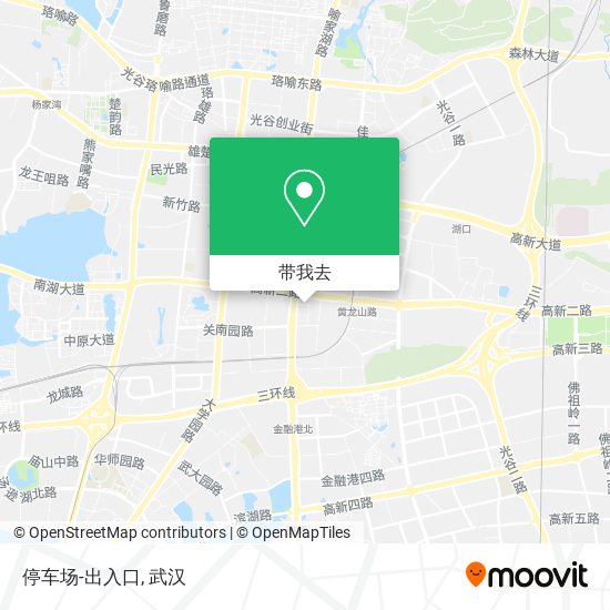 停车场-出入口地图